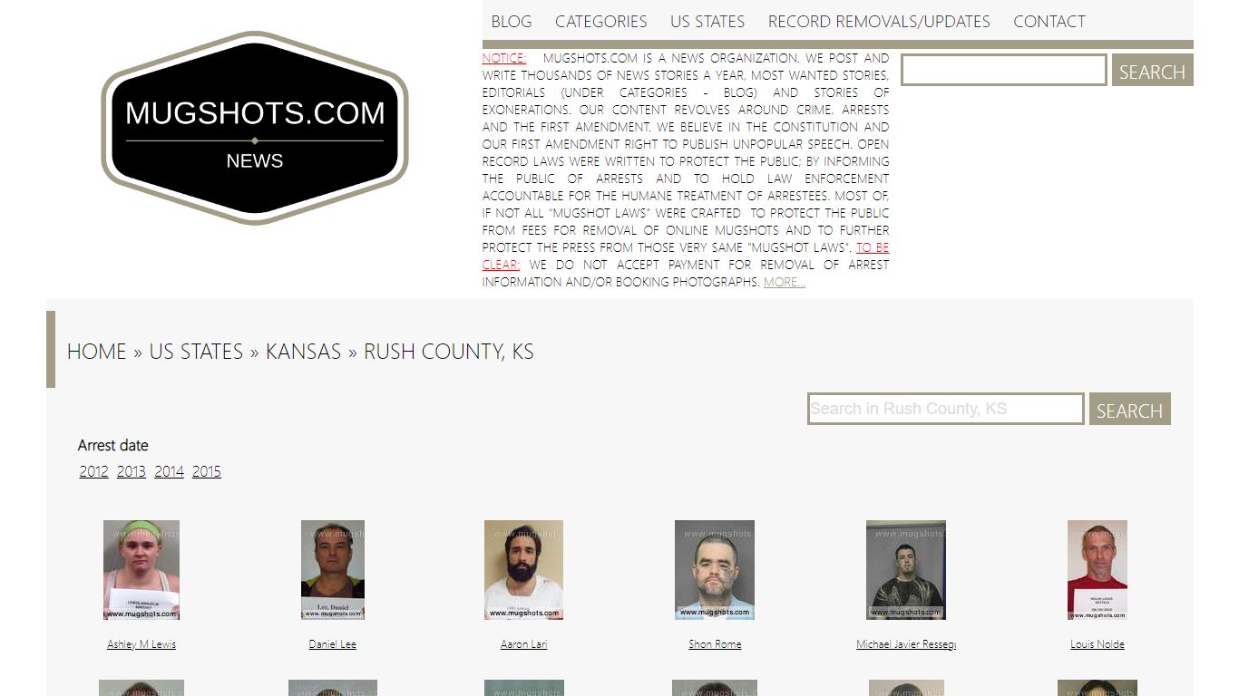 Best search engine for True crime stories | Mugshots.com