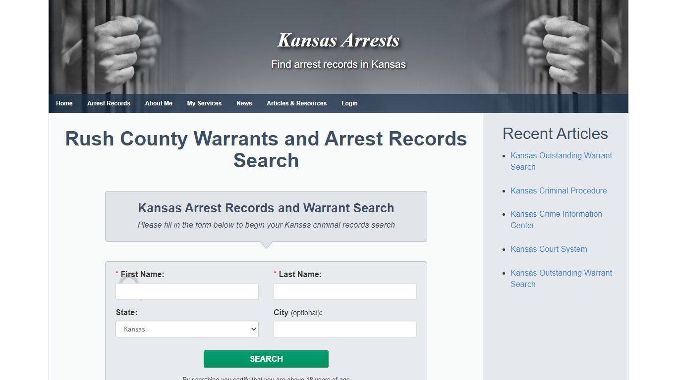 Rush County Warrants and Arrest Records Search - Kansas Arrests